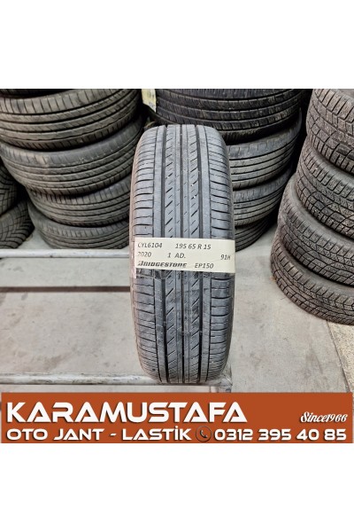 195 65 R 15 BRIDGESTONE EP150 91H * 2020 * 1 ADET * CYL6104