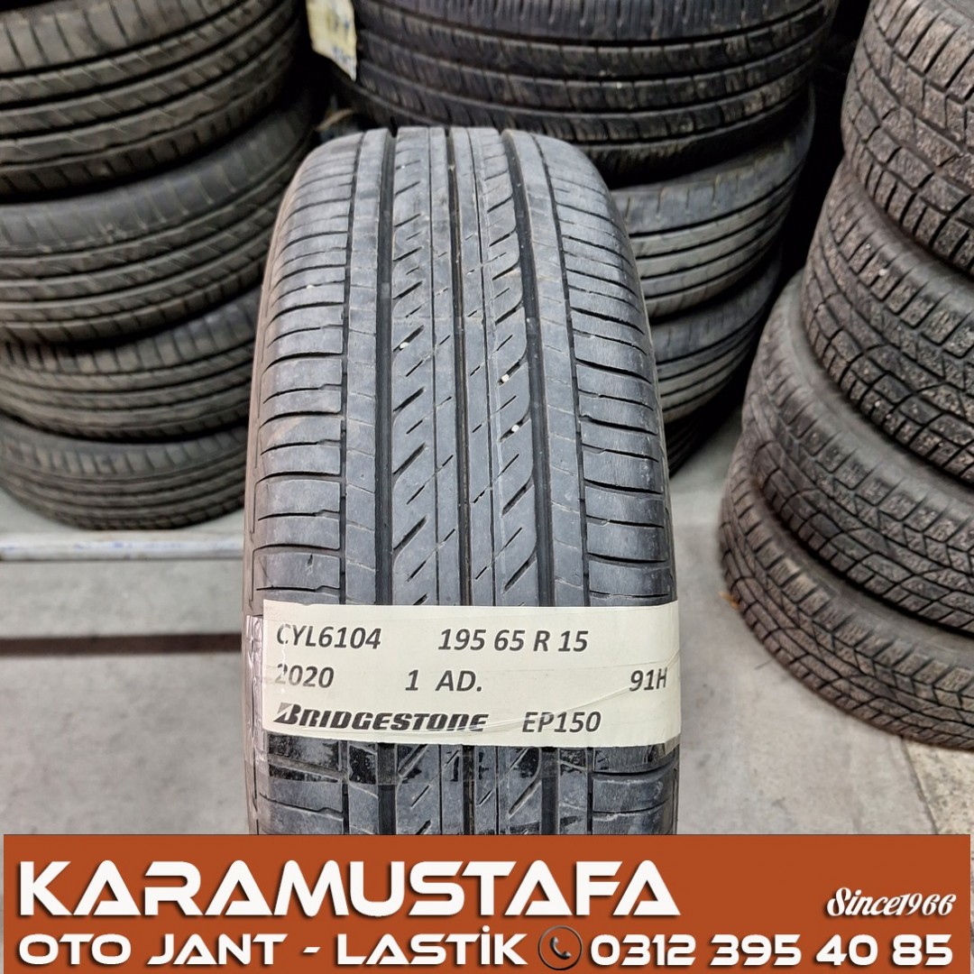 195 65 R 15 BRIDGESTONE EP150 91H * 2020 * 1 ADET * CYL6104