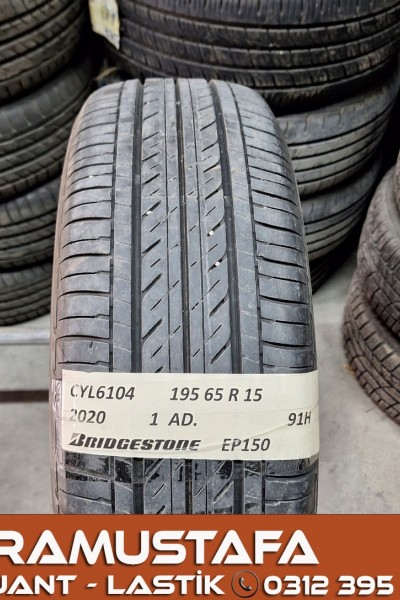 195 65 R 15 BRIDGESTONE EP150 91H * 2020 * 1 ADET * CYL6104