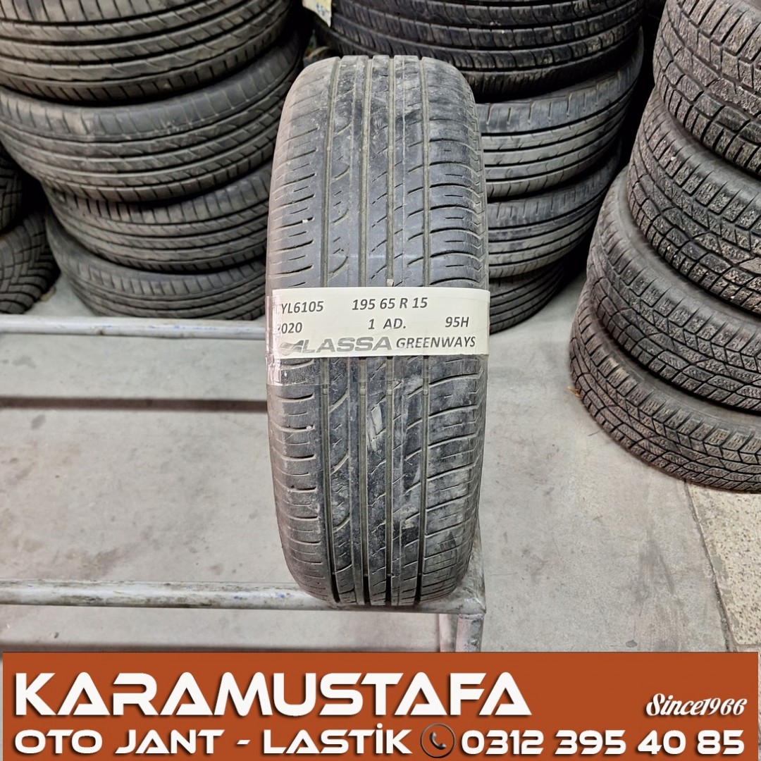 195 65 R 15 LASSA GREENWAYS 95H * 2020 * 1 ADET * CYL6105