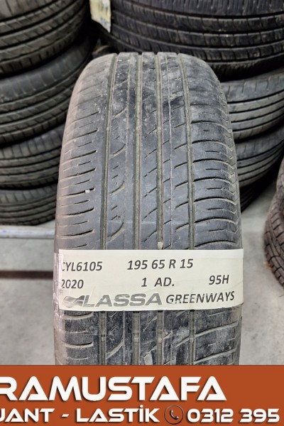 195 65 R 15 LASSA GREENWAYS 95H * 2020 * 1 ADET * CYL6105