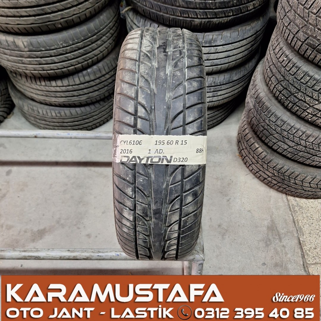 195 60 R 15 DAYTON D320 88H * 2016 * 1 ADET * CYL6106