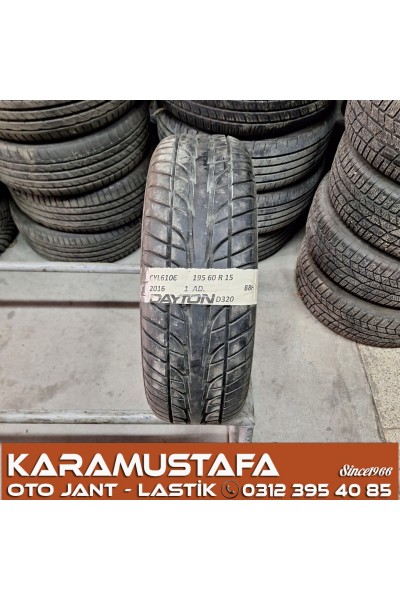 195 60 R 15 DAYTON D320 88H * 2016 * 1 ADET * CYL6106