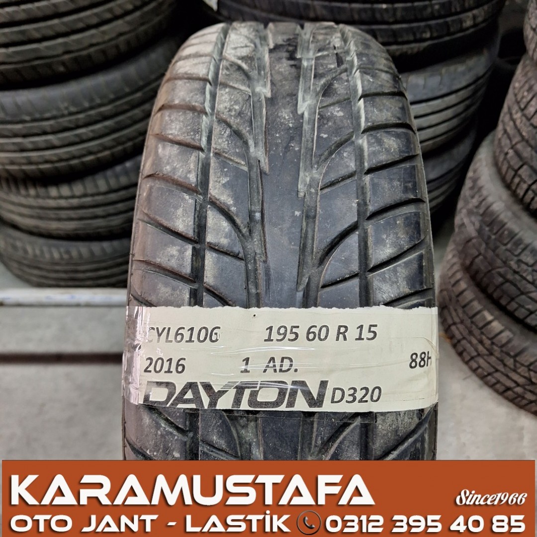 195 60 R 15 DAYTON D320 88H * 2016 * 1 ADET * CYL6106
