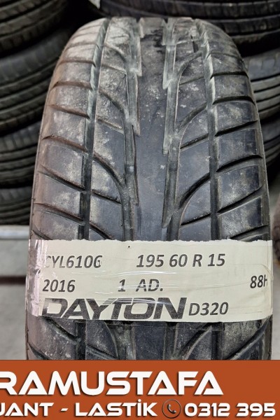 195 60 R 15 DAYTON D320 88H * 2016 * 1 ADET * CYL6106