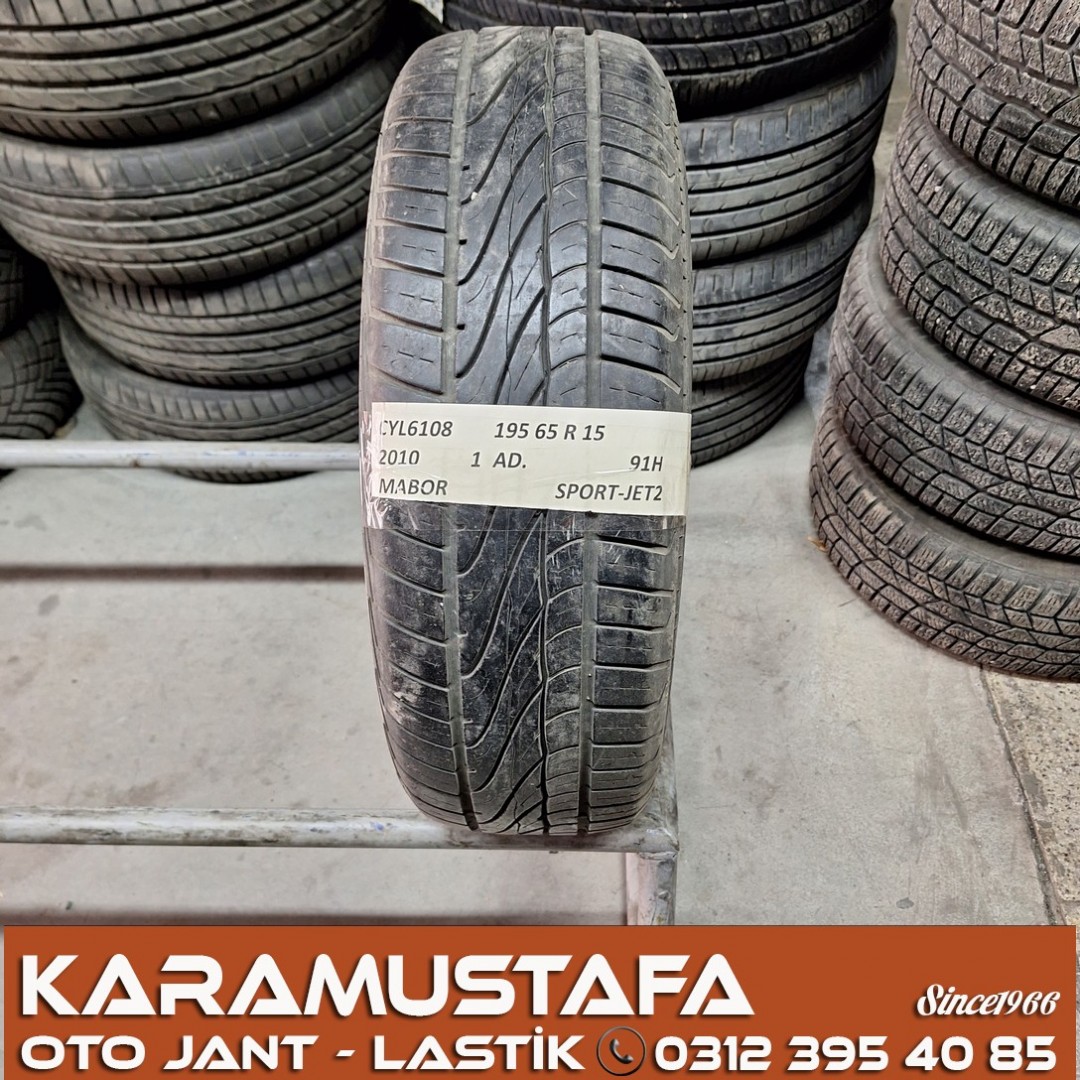 195 65 R 15 MABOR SPORTJET2 91H * 2010 * 1 ADET * CYL6108
