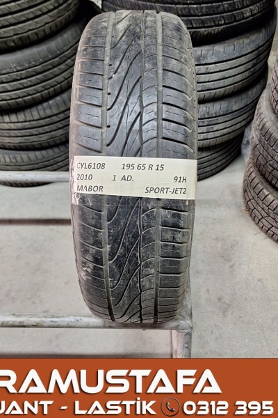 195 65 R 15 MABOR SPORTJET2 91H * 2010 * 1 ADET * CYL6108
