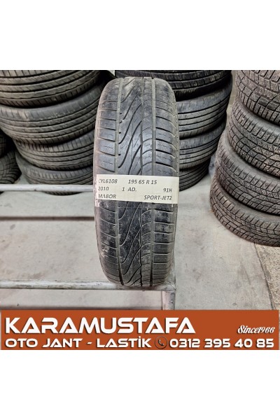 195 65 R 15 MABOR SPORTJET2 91H * 2010 * 1 ADET * CYL6108