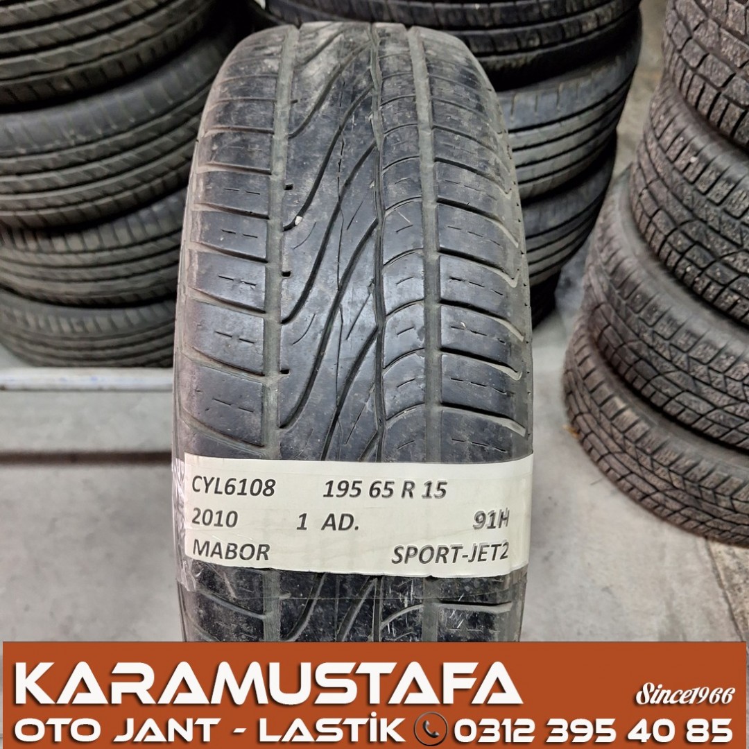 195 65 R 15 MABOR SPORTJET2 91H * 2010 * 1 ADET * CYL6108