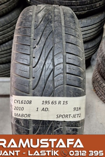 195 65 R 15 MABOR SPORTJET2 91H * 2010 * 1 ADET * CYL6108