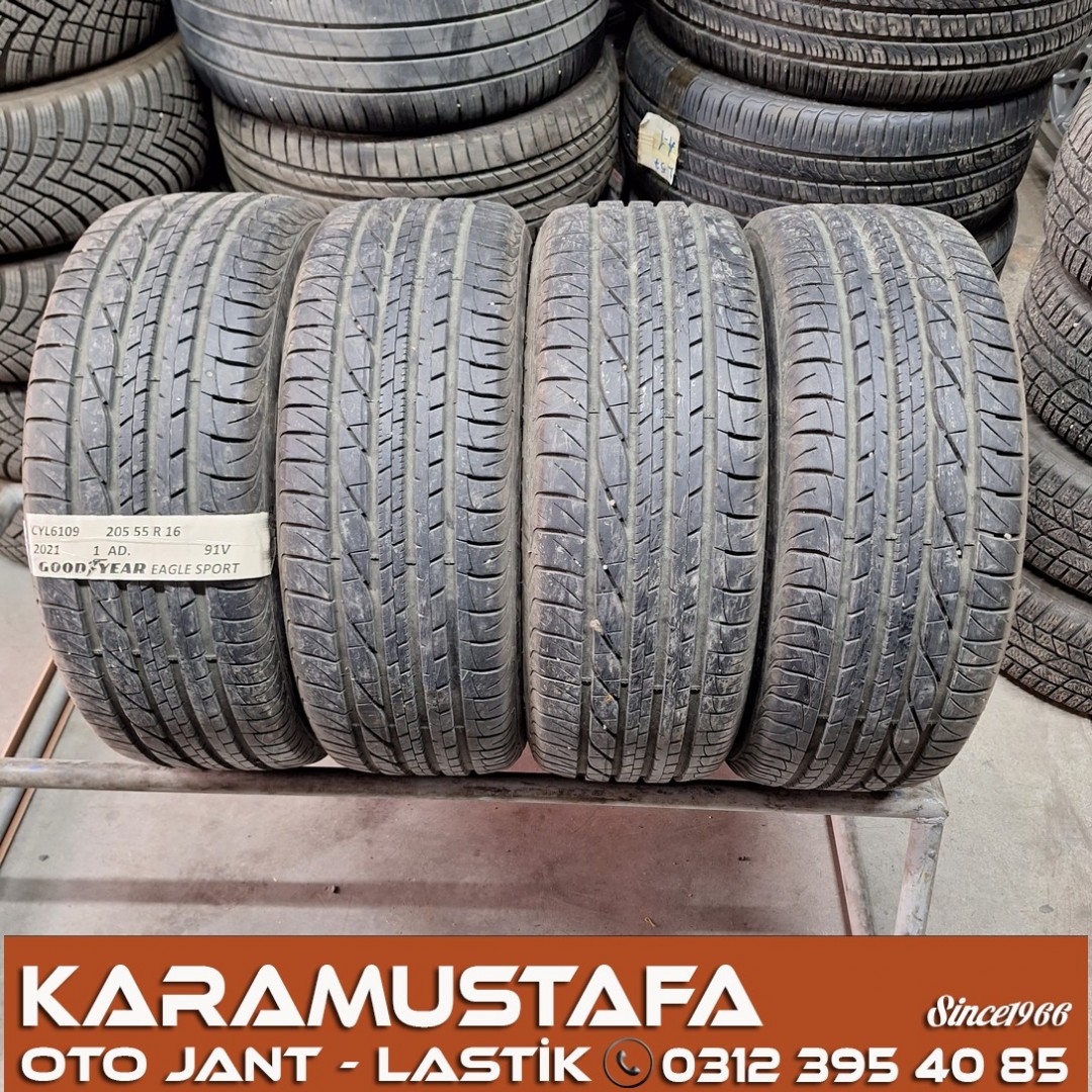 205 55 R 16 GOODYEAR EAGLE SPORT 91V * 2021 * 4 ADET * CYL6109