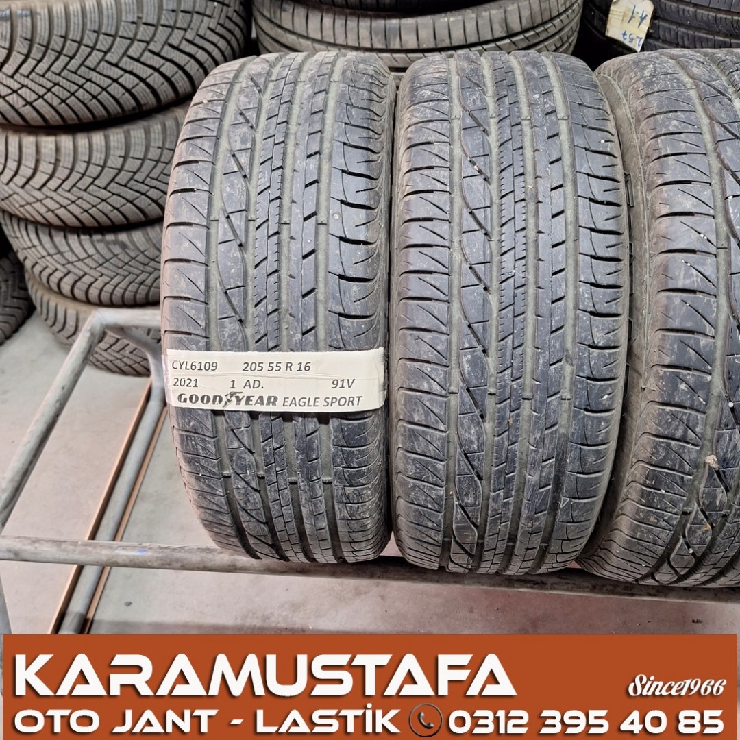 205 55 R 16 GOODYEAR EAGLE SPORT 91V * 2021 * 4 ADET * CYL6109