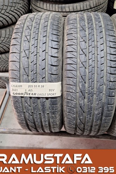 205 55 R 16 GOODYEAR EAGLE SPORT 91V * 2021 * 4 ADET * CYL6109
