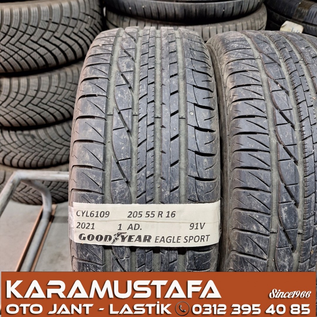 205 55 R 16 GOODYEAR EAGLE SPORT 91V * 2021 * 4 ADET * CYL6109