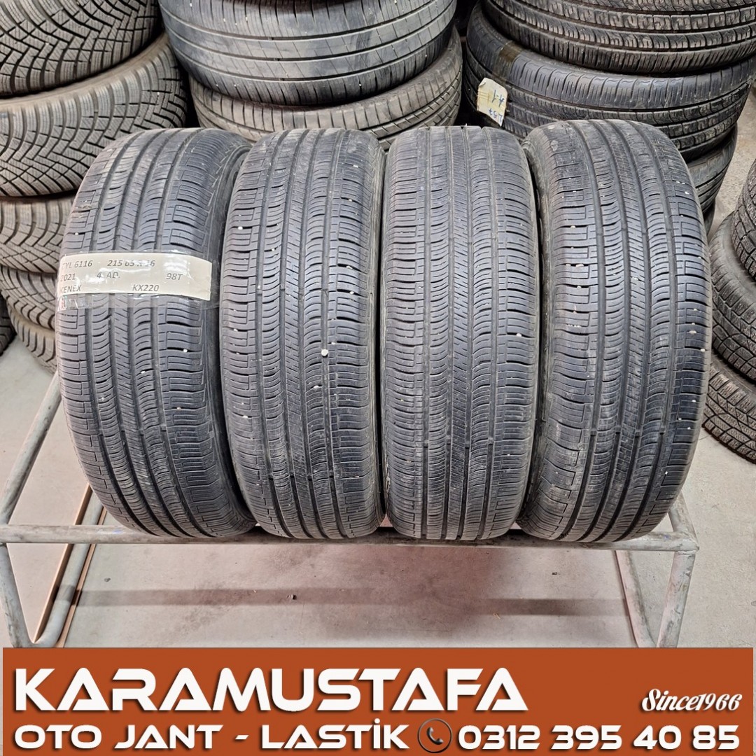 215 65 R 16 KENEX KX220 98T * 2021 * 4 ADET * CYL6116