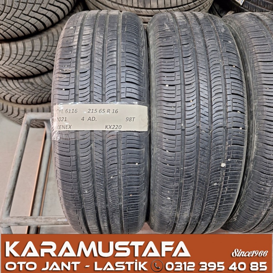 215 65 R 16 KENEX KX220 98T * 2021 * 4 ADET * CYL6116