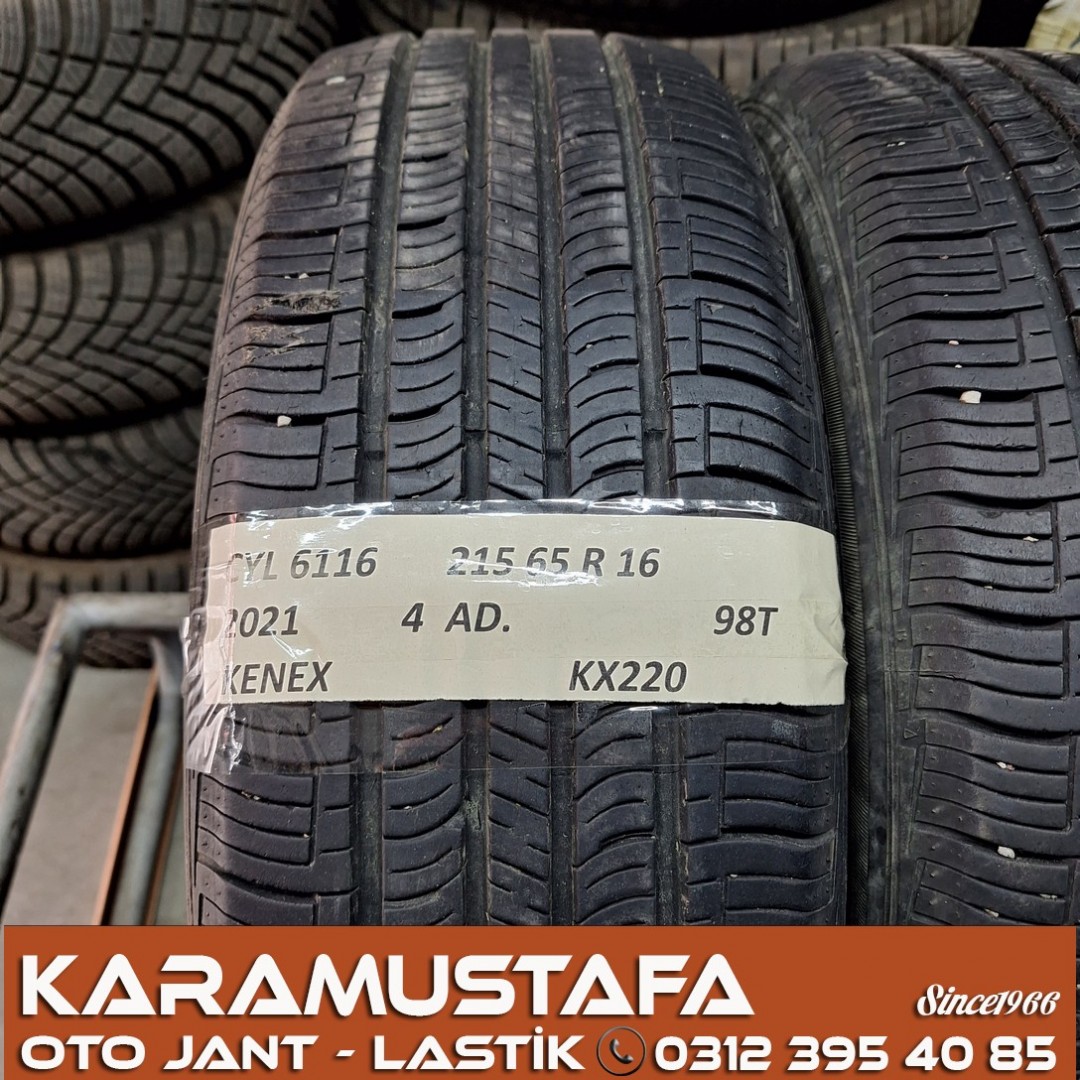 215 65 R 16 KENEX KX220 98T * 2021 * 4 ADET * CYL6116