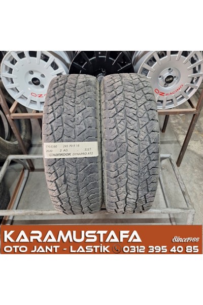 245 70 R 16 HANKOOK DYNAPRO AT2 111T * 2020* 2 ADET * CYL6160