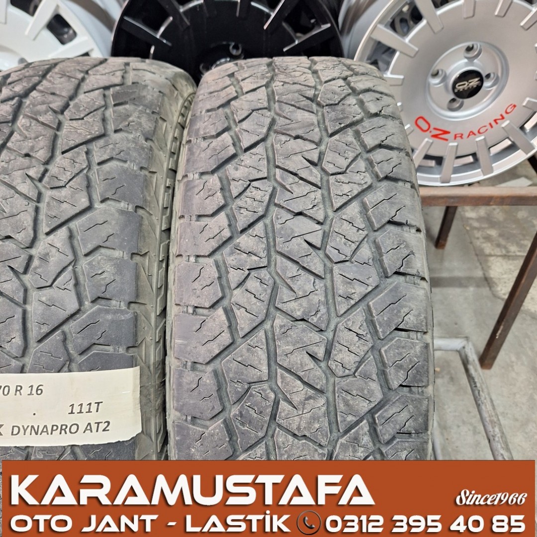 245 70 R 16 HANKOOK DYNAPRO AT2 111T * 2020* 2 ADET * CYL6160