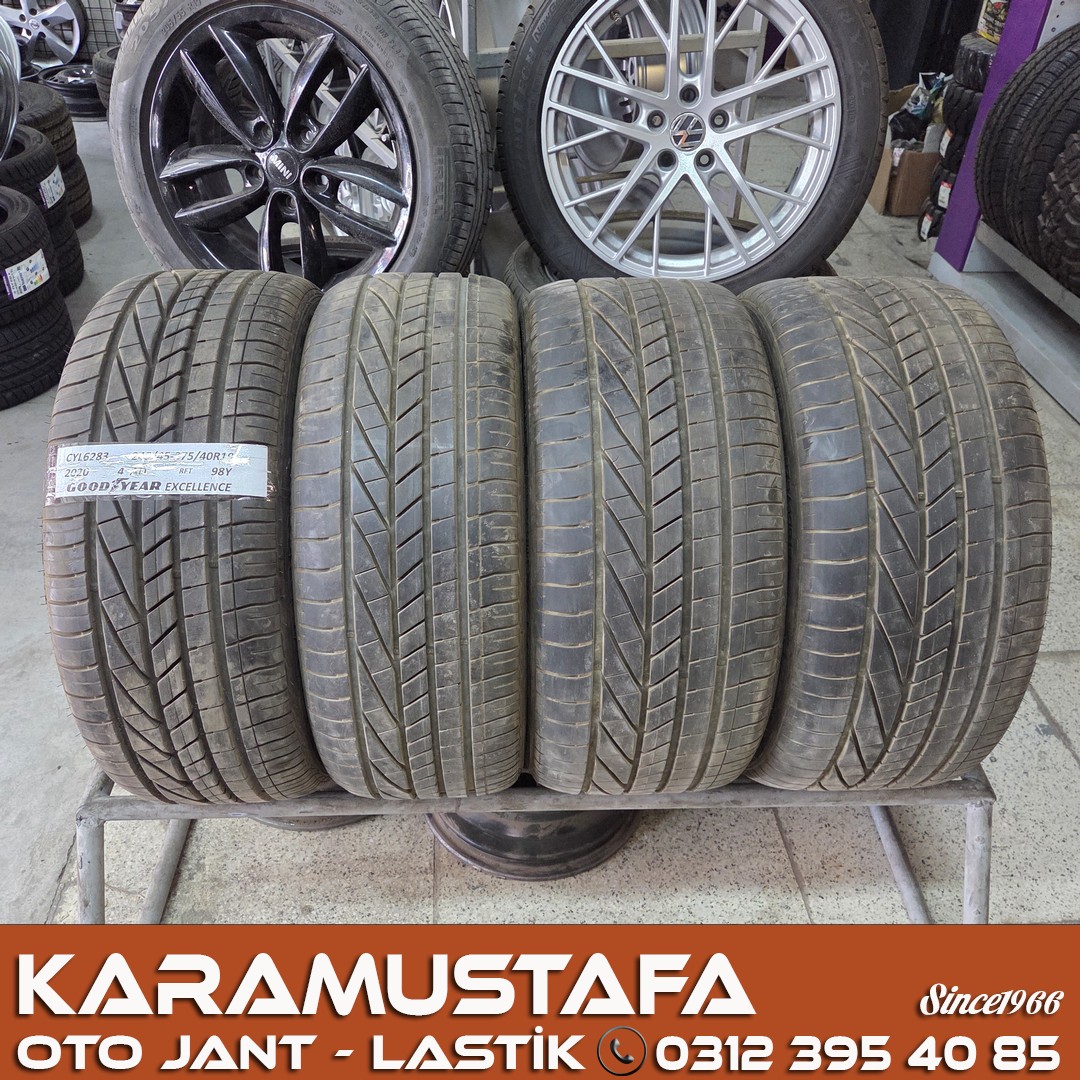 245 45 R 19 * 275 40 R 19 GOODYEAR EXCELLENCE RFT 98Y * 2019 * 4 ADET * CYL6282