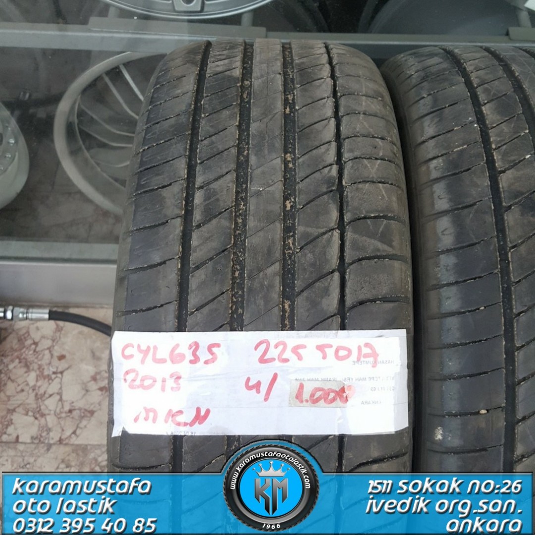 225 50 R 17 MICHELIN PRIMACY HP 98W * 2013 * 4 ADET * CYL635