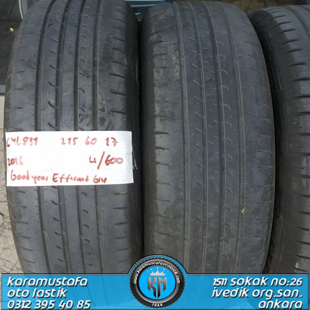 215 60 R 17 GOODYEAR EG 96H * 2016 * 4 ADET * CYL831