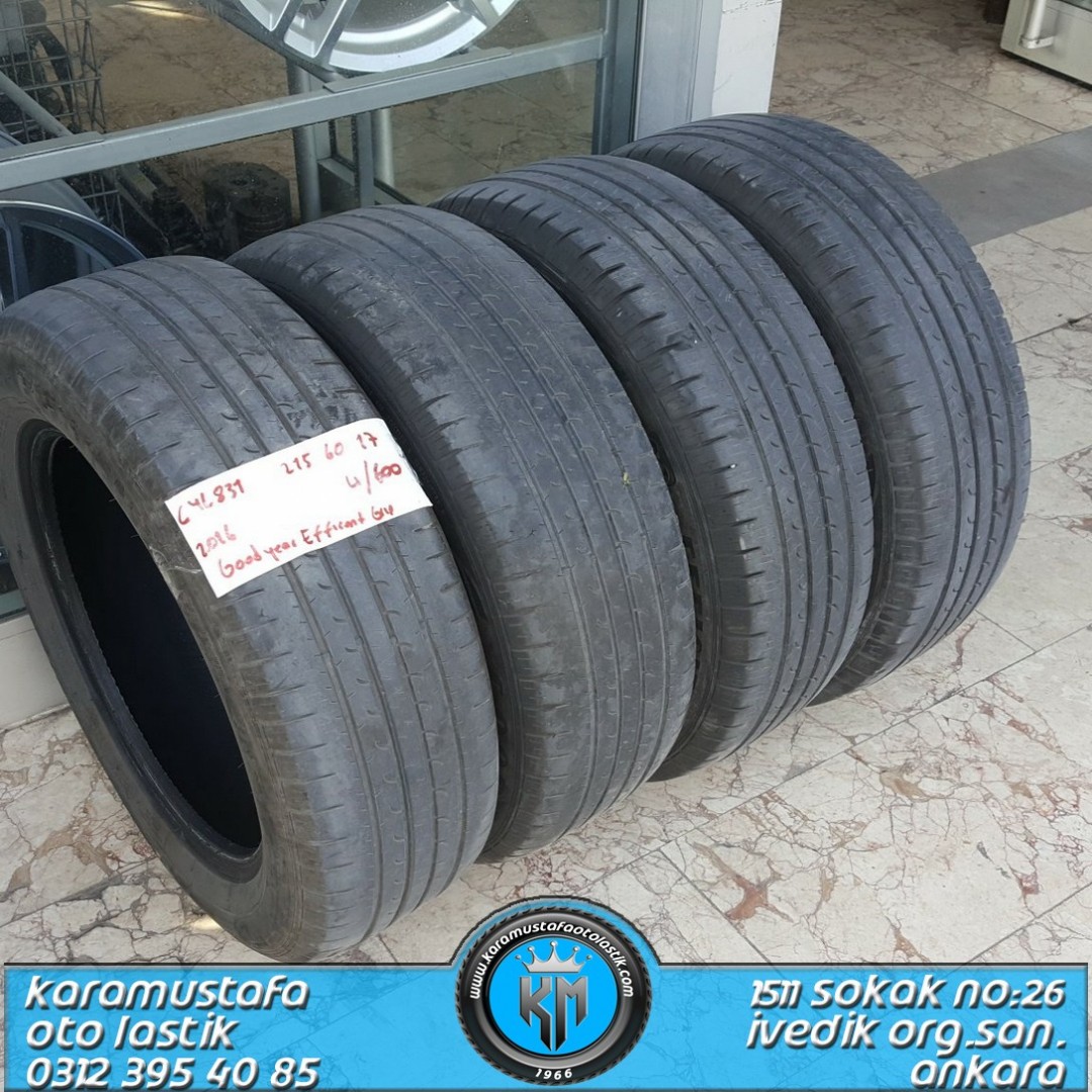 215 60 R 17 GOODYEAR EG 96H * 2016 * 4 ADET * CYL831
