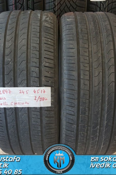 245 45 R 17 PIRELLI P7 95W * 2010 * 4 ADET * CYL897