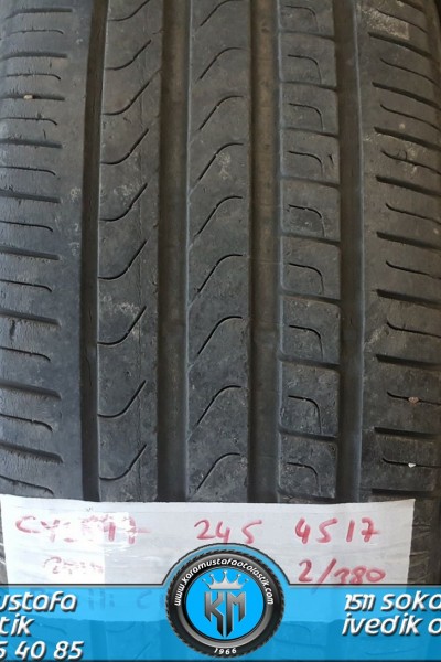 245 45 R 17 PIRELLI P7 95W * 2010 * 4 ADET * CYL897