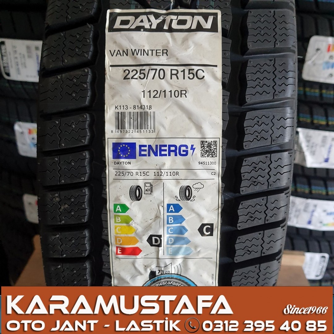 195 R 14 DAYTON VAN WINTER 106R