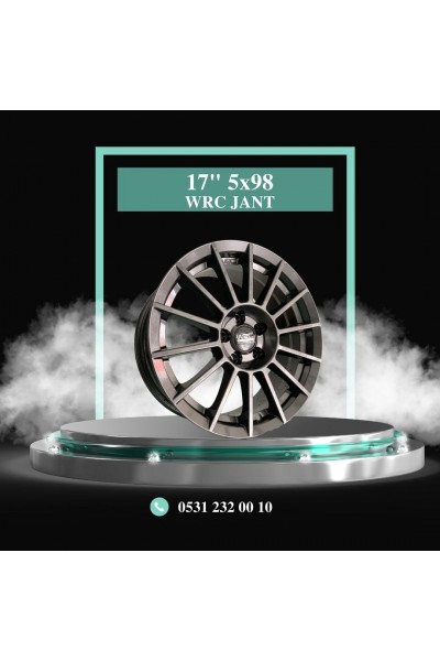 17 "WRC" JANT TAKIMI 5x98 GUN METAL * KMJ003