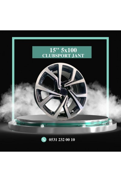 15 CLUBSPORT JANT DY 235 5*100 6,5*15 ET35 57,1 * KMJ007