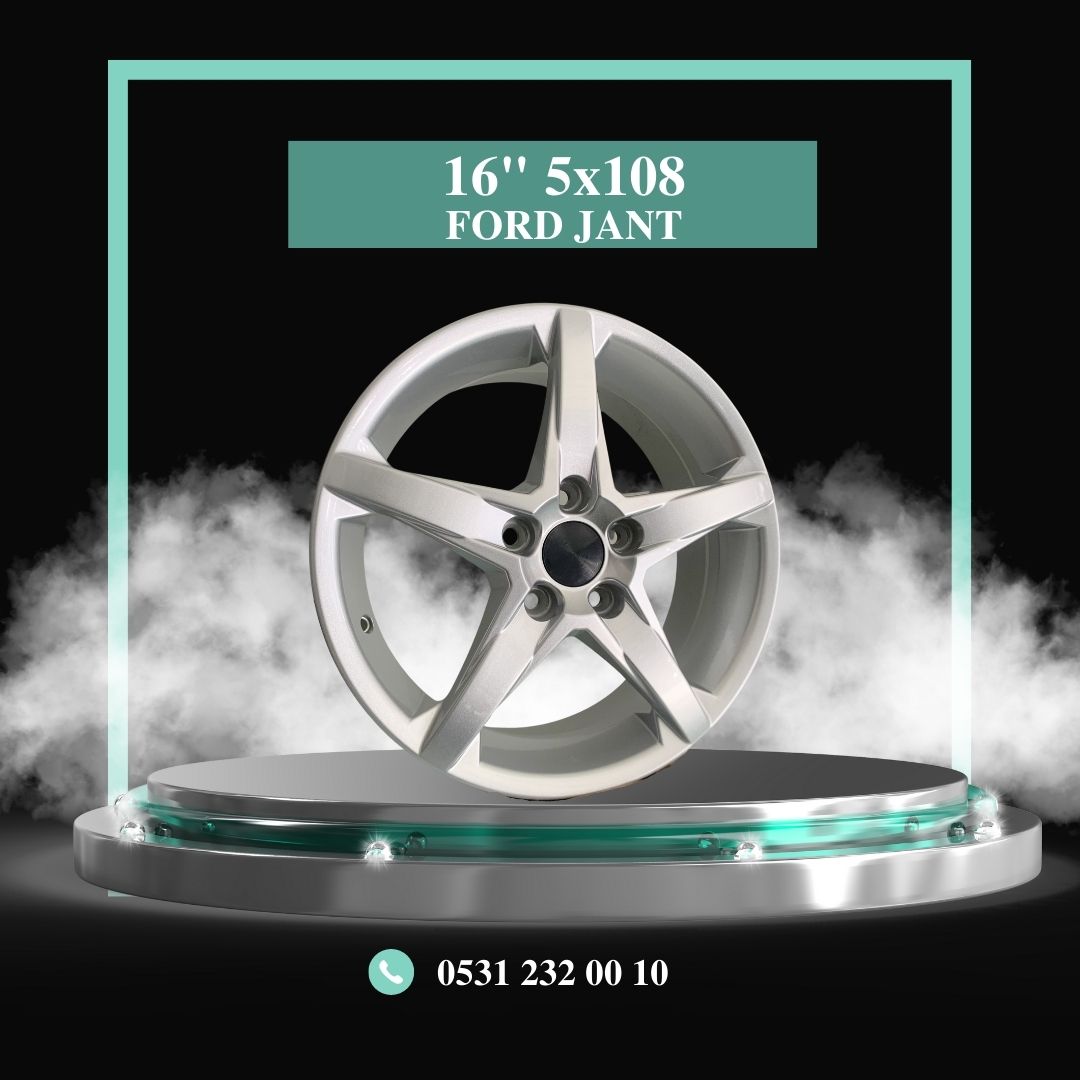 FORD F016 6,5*16 5*108 ET52 63,4 SILVER * KMJ010