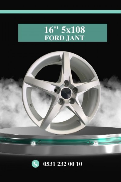 FORD F016 6,5*16 5*108 ET52 63,4 SILVER * KMJ010