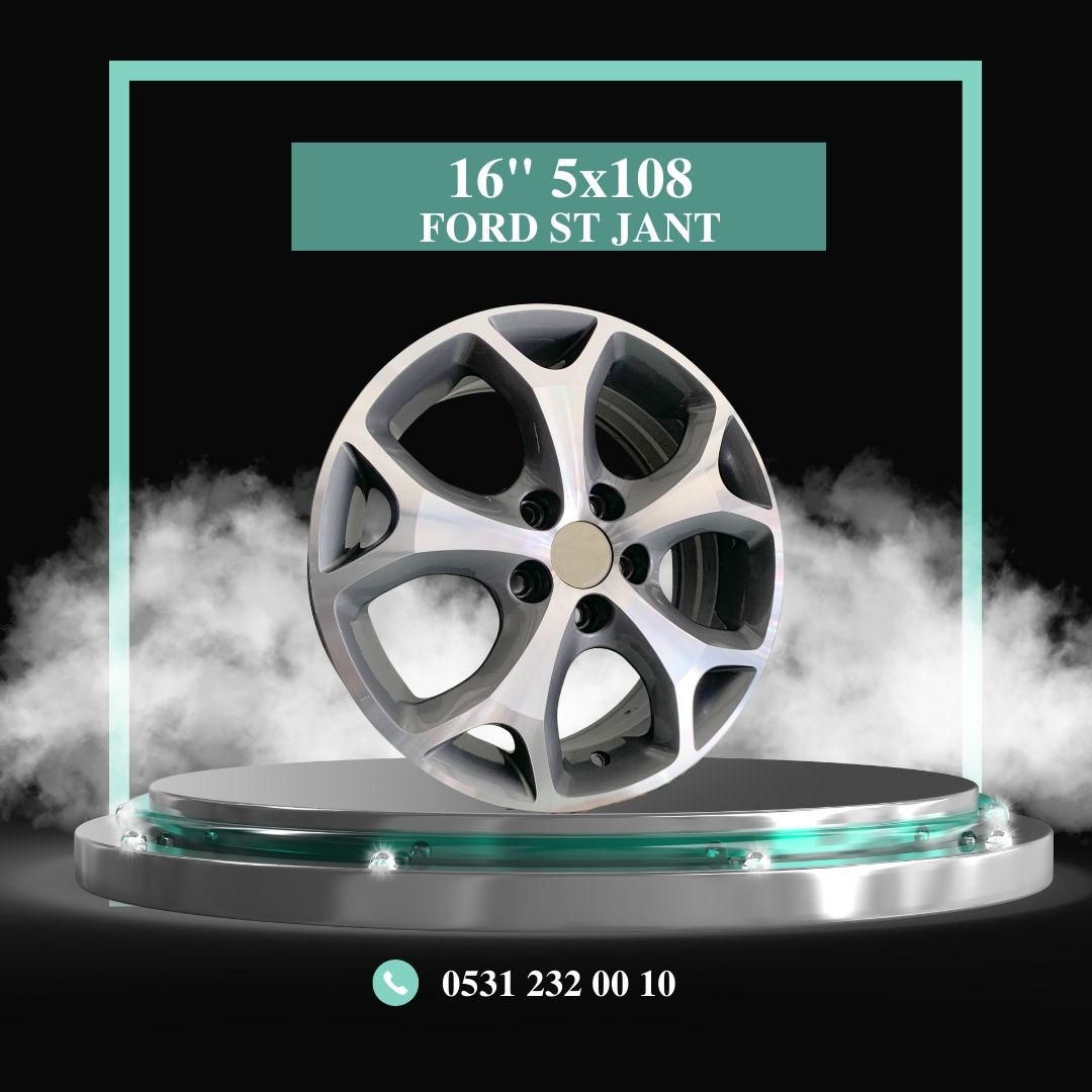 16 FORD ST 5*108 GUNMETAL POLISH * KMJ012