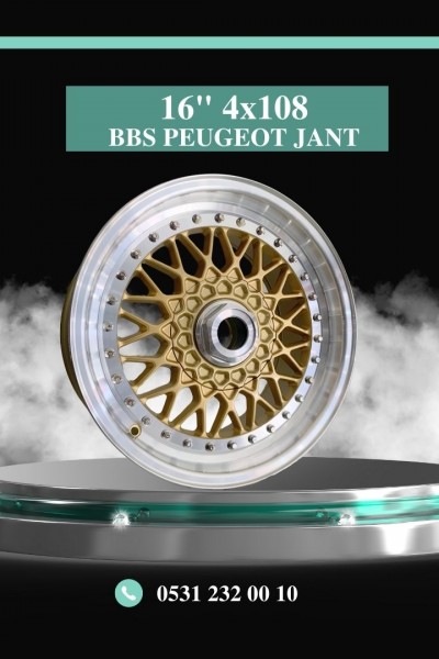 16 BBS RS2 GOLD  JANT 4*108 * KMJ016