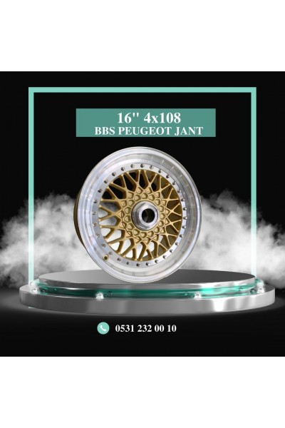 16 BBS RS2 GOLD  JANT 4*108 * KMJ016