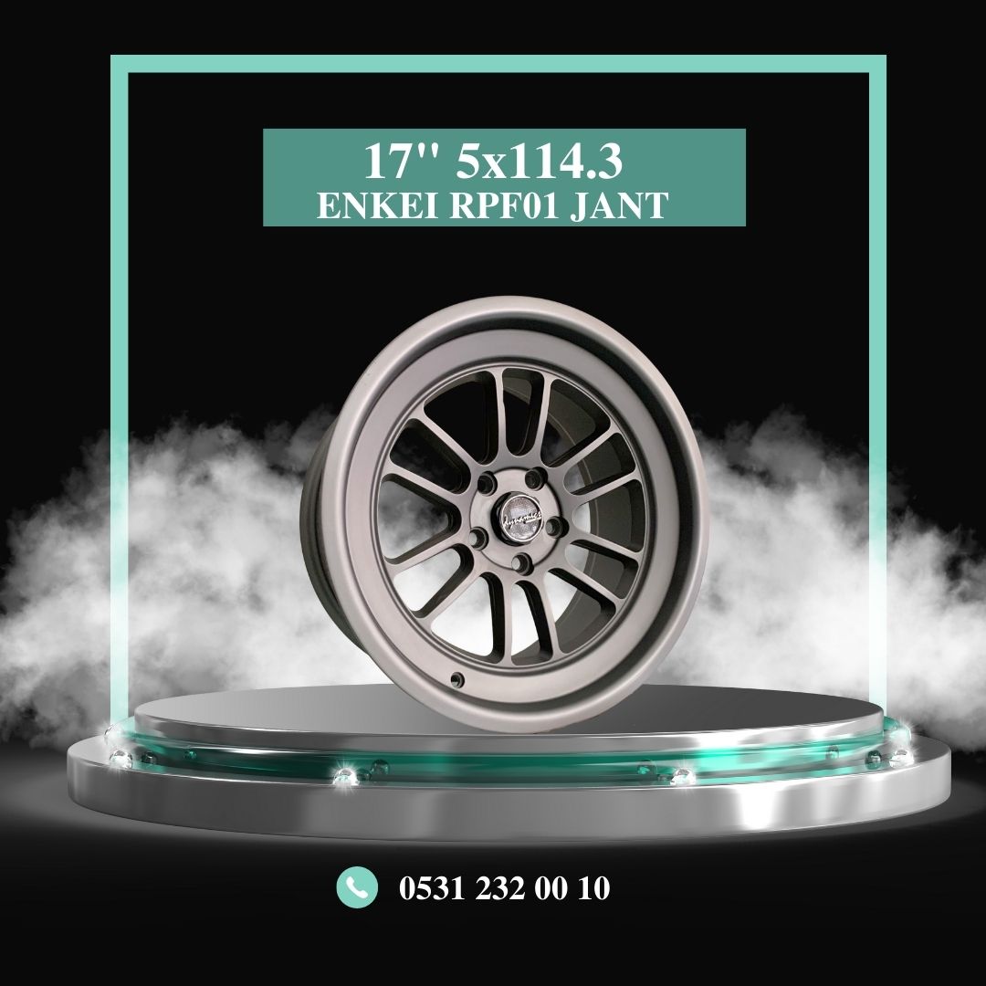 17 ENKEI RPF01 JANT *  5*114,3 MATTE GUN METAL * KMJ021