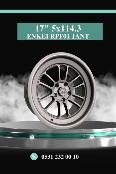 17 ENKEI RPF01 JANT *  5*114,3 MATTE GUN METAL * KMJ021