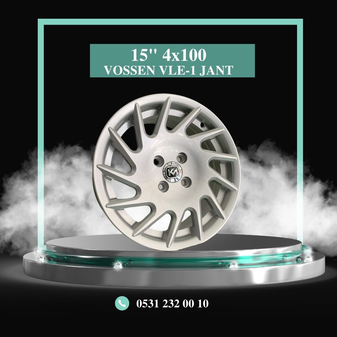 15 VOSSEN VLE-1 4*100 SILVER * KMJ033