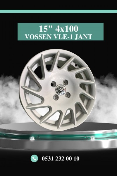 15 VOSSEN VLE-1 4*100 SILVER * KMJ033
