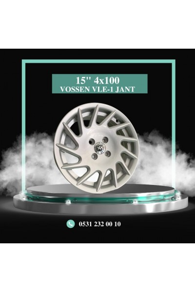 15 VOSSEN VLE-1 4*100 SILVER * KMJ033