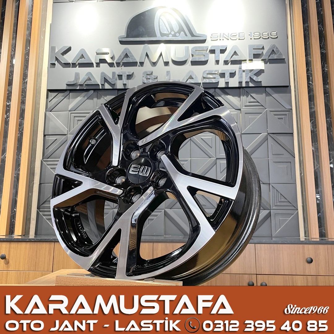 16 " ELIT WHEEL EJ02 AGILE JANT TAKIMI 5x114,3 BLACK POLISH * KMJ039