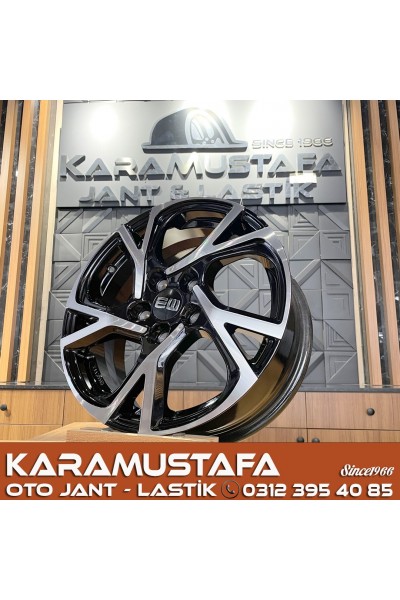 16 " ELIT WHEEL EJ02 AGILE JANT TAKIMI 5x114,3 BLACK POLISH * KMJ039