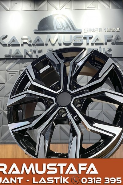 17 " RENAULT ICON JANT TAKIMI 5x114,3 BLACK POLISH * KMJ040