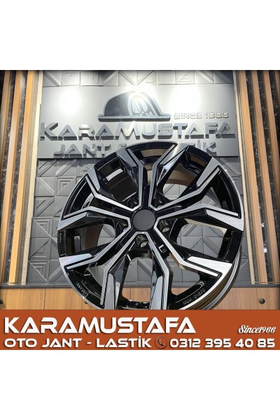 17 " RENAULT ICON JANT TAKIMI 5x114,3 BLACK POLISH * KMJ040