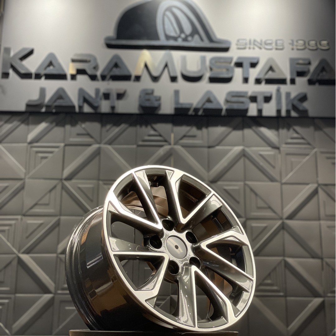 15" TOYOTA X-PACK  JANT TAKIMI *  5*114,3 6*15 ET43 * KMJ081 GUNMETAL POLISHED
