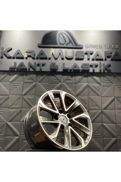 15" TOYOTA X-PACK  JANT TAKIMI *  5*114,3 6*15 ET43 * KMJ081 GUNMETAL POLISHED