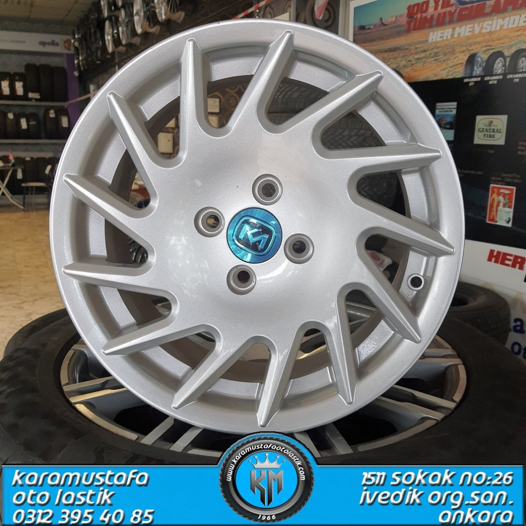VOSSEN * KM 755 7*15 4*100 SILVER * KAMPANYALI * KMJ149