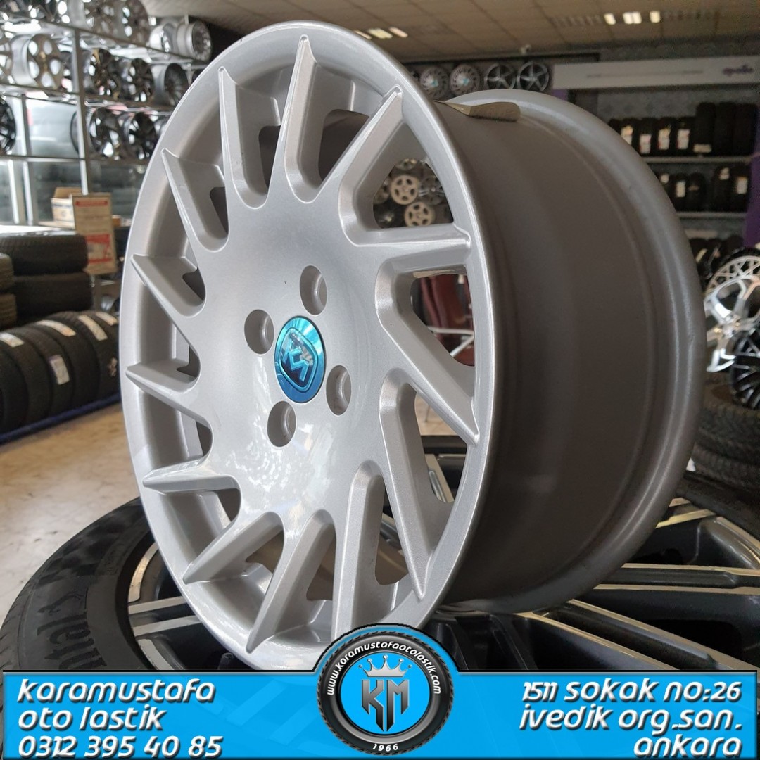 VOSSEN * KM 755 7*15 4*100 SILVER * KAMPANYALI * KMJ149